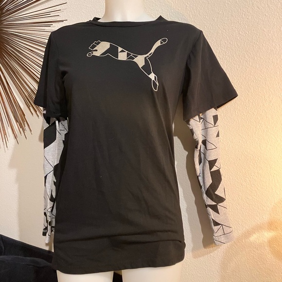 Puma Long sleeved under short over shirt! - Picture 4 of 6